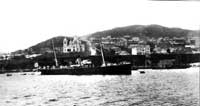 Вид на Владивосток с бухты «Золотой Рог» в начале XX века