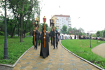 Владивосток. Состоялось освящение закладного камня памятника святым Петру и Февронии 