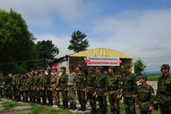 Раздольное. Начал работу детский военно-патриотический лагерь «Дальневосточная застава» 
