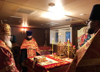 Пасха в корабельном храме
