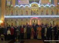 Пасхальная литургия в храме г. Пхеньяна