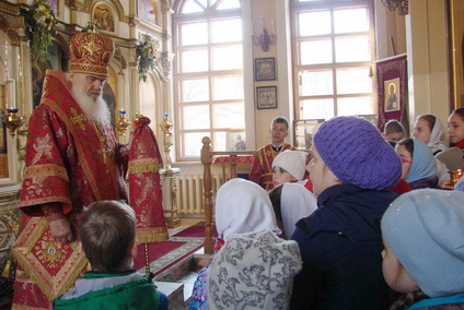 Служение Митрополита Вениамина на Светлой Седмице