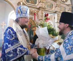 Фото, Сретенье Господне, годовщина хиротонии епископа Уссурийского Сергия, викария Владивостокской епархии