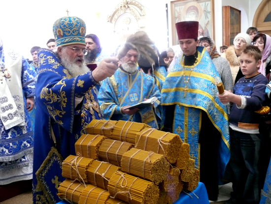 Фото, Сретенье Господне, годовщина хиротонии епископа Уссурийского Сергия, викария Владивостокской епархии