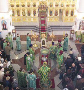 Фото, престольный праздник в храме св. прав. Иоанна Кронштадтского