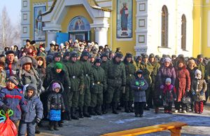 Фото. Уссурийск. Народное празднование Рождества Христова в г. Уссурийске