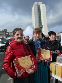 Фото. Владивосток. Праздник «Приморье хлебосольное» и сбор пожертвований на Преображенский кафедральный собор