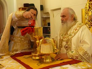 Фото. Владивосток. Праздничная  Божественная литургия в Покровском кафедральном соборе