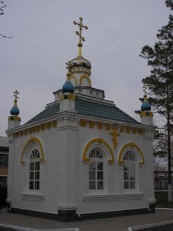 Фото. Спасск-Дальний. В Спасской исправительной колонии освящена часовня