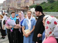 Хор на молебне