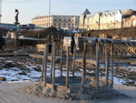 Владвивосток. Стройка Спасо-Преображенского собора.