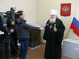Фото. Владивосток. 4 марта 2012 года митрополит Владивостокский и Приморский Вениамин принял участие в голосовании на выборах Президента России