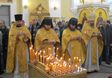 Фото. Владивосток. 10 февраля 2013 года, в день Собора новомучеников и исповедников Российских, митрополит Владивостокский и Приморский Вениамин совершил Литургию и отпраздновал именины в Покровском кафедральном соборе