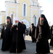Фото, Владивосток. Фото. Владивосток, Покровский кафедральный собор, 19 февраля 2012 г. Первое совместное служение всех четырех архиереев Приморской Митрополии: митрополита Владивостокского и Приморского Вениамина; епископа Находкинского и Преображенского Николая; епископа Арсеньевского и Дальнегорского Гурия; епископа Уссурийского Иннокентия, викария Владивостокской епархии
