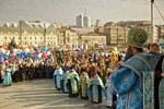 Владивосток. 4 ноября 2011г. Крестный ход с Казанской иконой Божией Матери