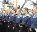 Курсанты на молебне