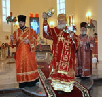 Праздничная служба в Покровском храме