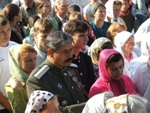 Фото, мощи святителя Николая Чудотворца, молебен возле Покровского храма