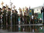 Фото. Уссурийск, личный состав 5-й армии, крестный ход в день Порт-Артурской иконы Божией Матери