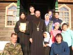 Прихожане храма Сергия Радонежского с. Сергеевка и паломники