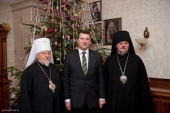 Состоялась встреча митрополита Рижского и всея Латвии Александра с Президентом Латвийской Республики Раймондсом Вейонисом