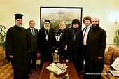 Предстоятель Антиохийской Православной Церкви принял делегацию Императорского православного палестинского общества