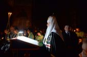 Во среду первой седмицы Великого поста Святейший Патриарх Кирилл совершил повечерие с чтением Великого канона прп. Андрея Критского в Саввино-Сторожевском монастыре