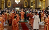 В день памяти святителя Николая Чудотворца Предстоятель Русской Церкви совершил Литургию в Николо-Угрешском монастыре