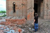 Строящийся Иверский храм Горловки пострадал от обстрела