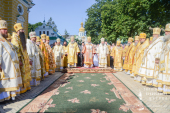 Епископат Украинской Православной Церкви во главе с Блаженнейшим митрополитом Онуфрием почтил память святой равноапостольной княгини Ольги в Киево-Печерской лавре