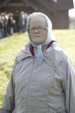 Жительница села Уборка Мария Дмитриевна Корниенко