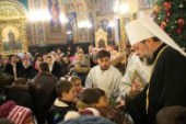 В праздник Рождества Христова митрополит Кишиневский Владимир совершил Литургию в кафедральном соборе молдавской столицы