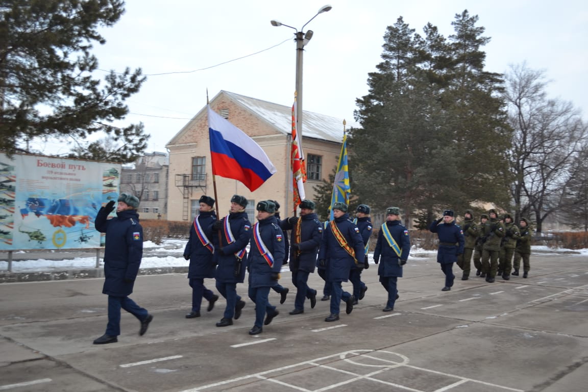 Приходской настоятель посетил с напутствием вертолетную часть