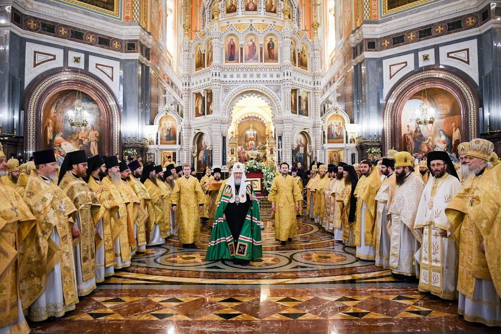 В 10-ю годовщину интронизации Святейшего Патриарха Кирилла совершена Литургия