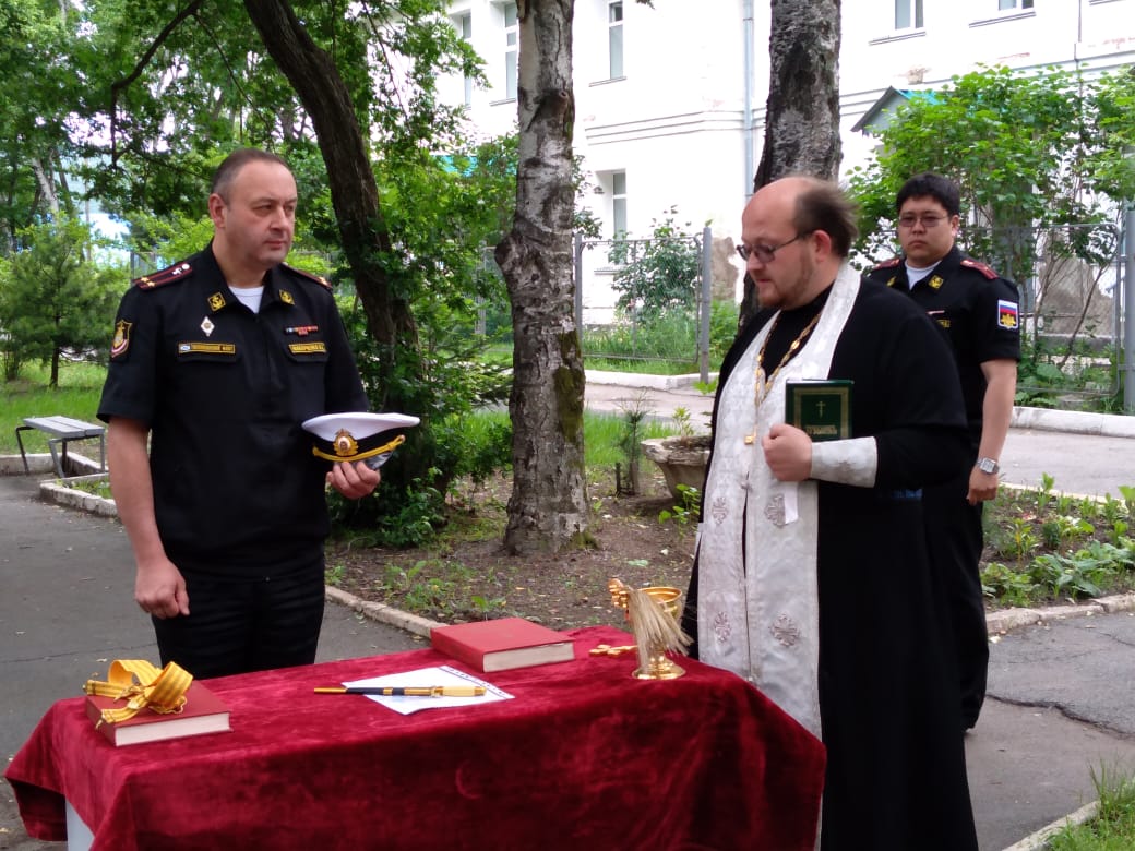 28.06.2019 г. Освящение наградного оружия