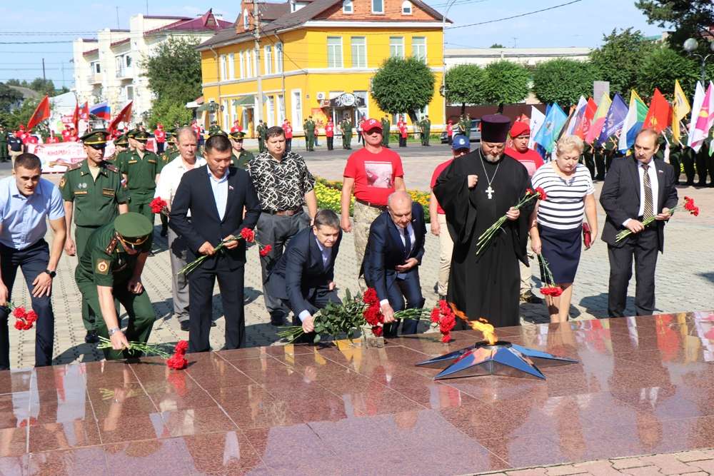 В Уссурийске отметили годовщину окончания Второй мировой войны