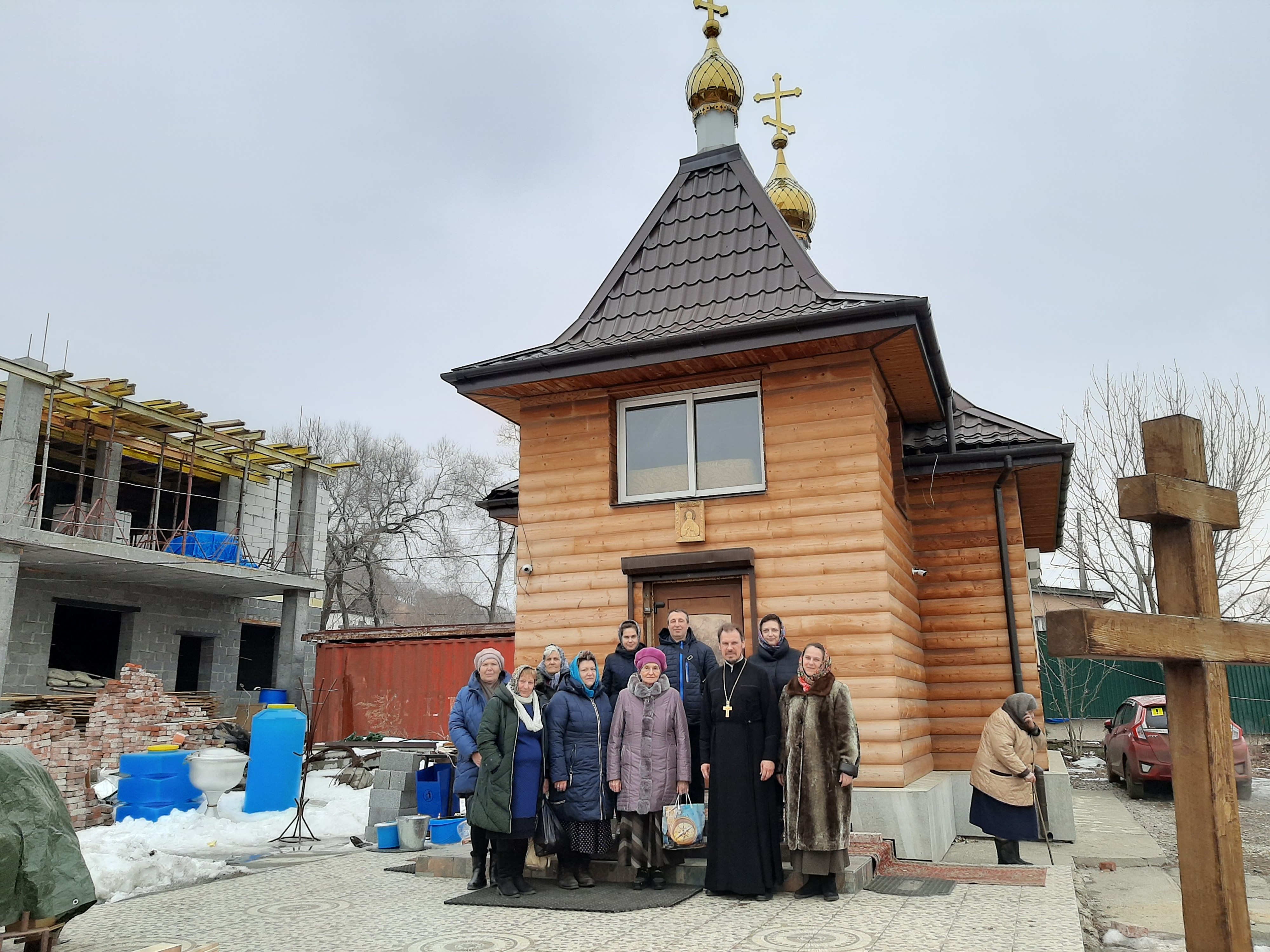 Паломники из Находки посетили храм блж. Матроны Московской п. Шкотово.