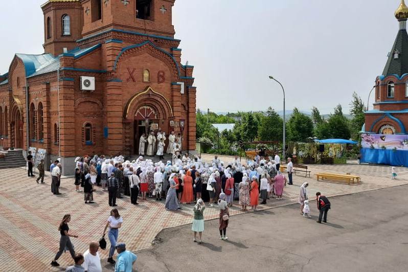 Празднования по случаю десятилетия прихода состоялись в храме Вознесения Господня села Спасское