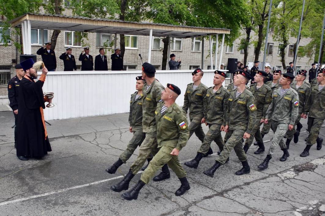 Руководитель отдела по взаимодействию с Вооруженными силами благословил участников всеармейского конкурса по полевой выучке «Морской десант-2021»