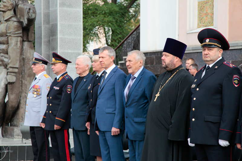 Состоялась церемония приведения к Присяге курсантов первого курса Дальневосточного Юридического Института МВД России