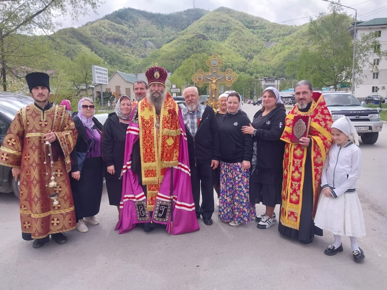 Архиерейское богослужение в Борисоглебском храме г. Дальнегорска (+ Фото)