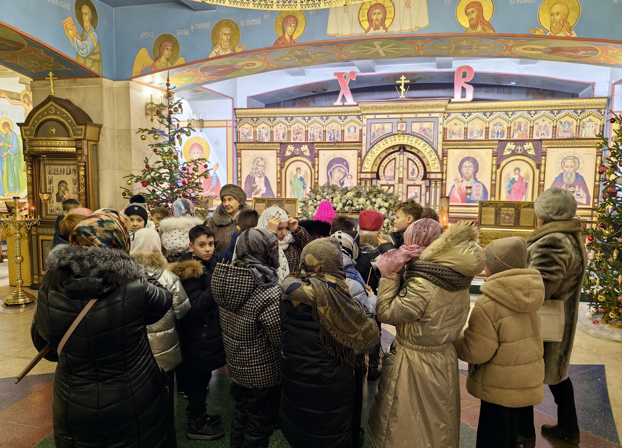 Рождественская экскурсия для учеников.