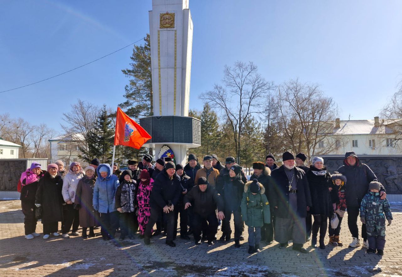 Иерей Константин Мироненко принял участие в памятных мероприятиях, посвященных Дню защитника Отечества (+ Фото + Видео)