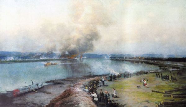 О ЧЁМ ПИШУТ ВЕДОМОСТИ В ОКТЯБРЕ 1903 г.: Благодаря заступничеству Пресвятой Богородицы г. Благовещенск выстоял во время Китайского погрома