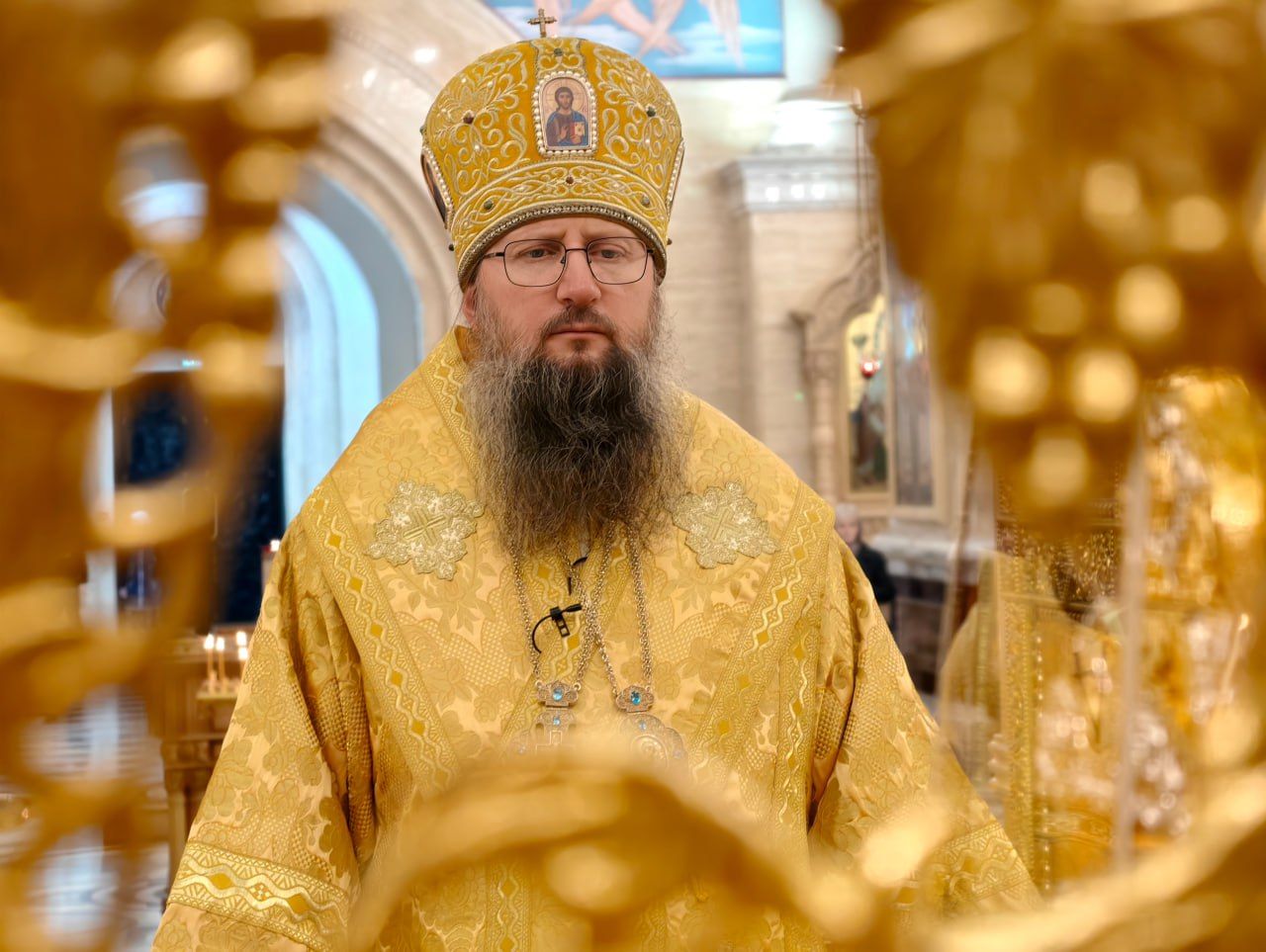 Правящий архиерей возглавил всенощное бдение в Спасо-Преображенском соборе
