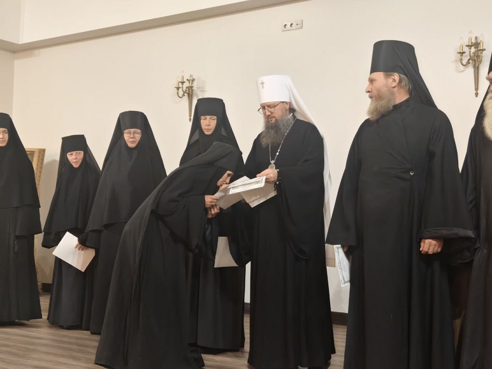 Выпускной акт состоялся на Курсах богословской подготовки монашествующих