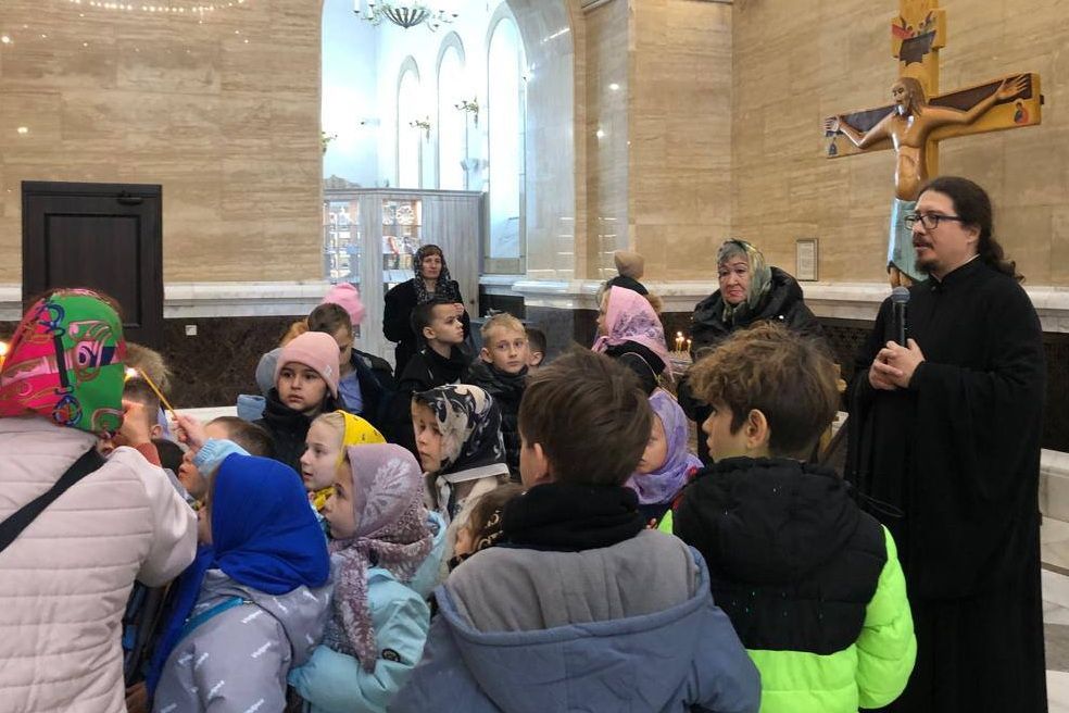 Спасо-Преображенский собор провел экскурсию для самых маленьких