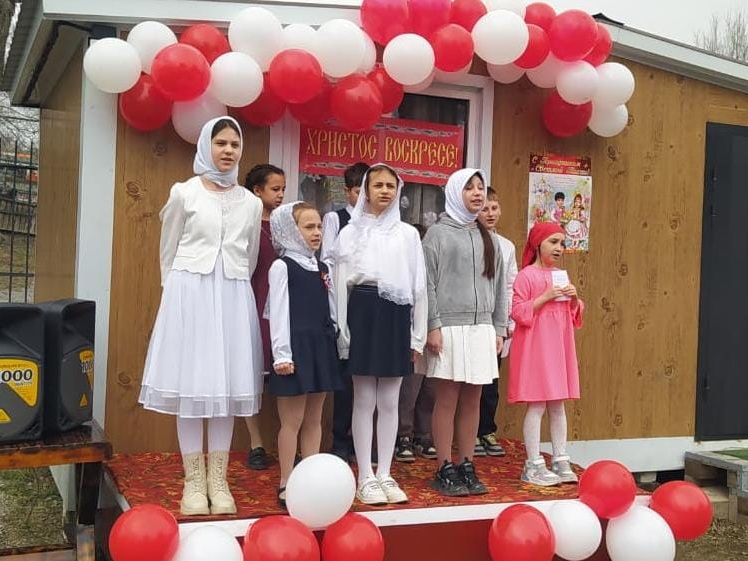 Юные прихожане Казанского храма Уссурийска дали Пасхальный концерт