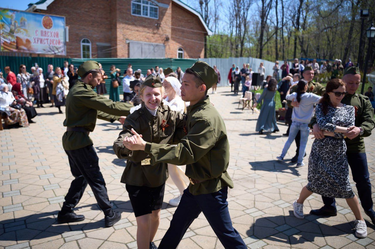 Юбилей Победы отметили в Покровском храме 