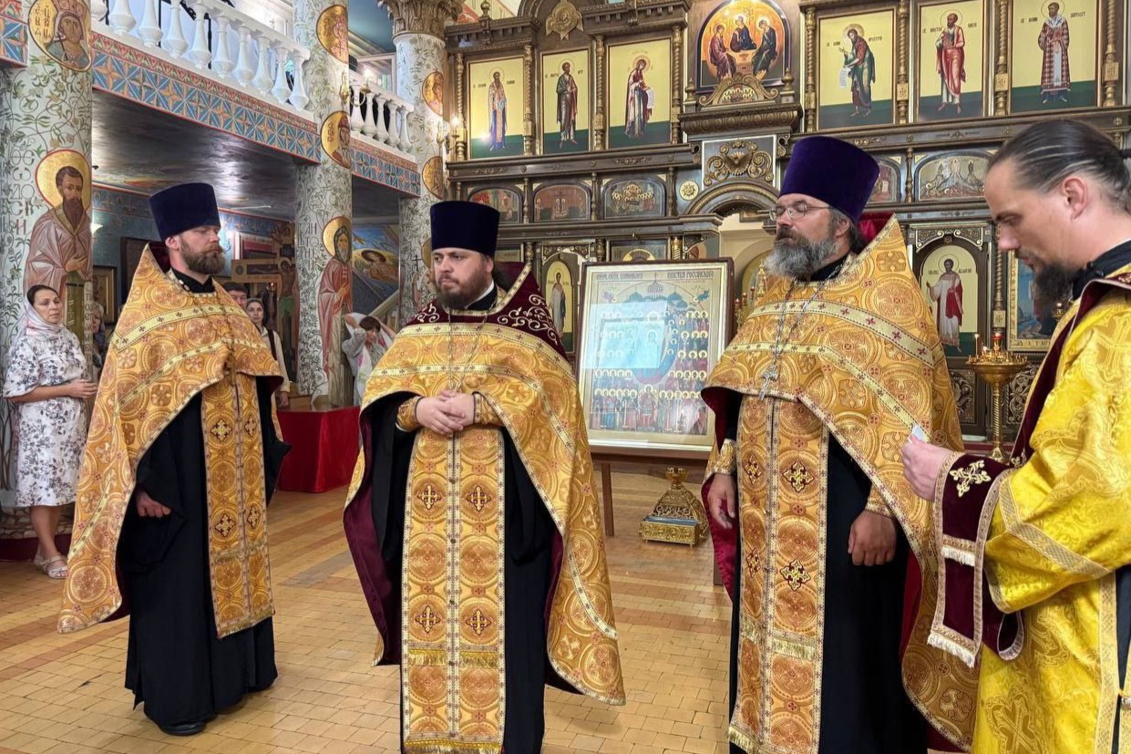 Икона святых покровителей воинства российского прибыла в Порт-Артурский храм
